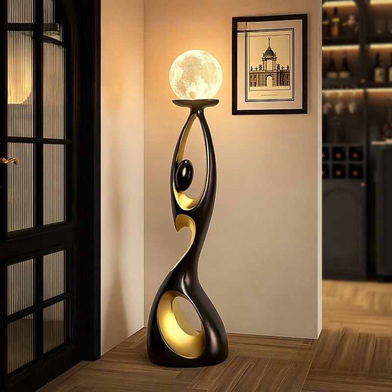 Resin Art Floor Design - İtalyan Tasarımcı Reçine Sanatı Zemin Lambaları