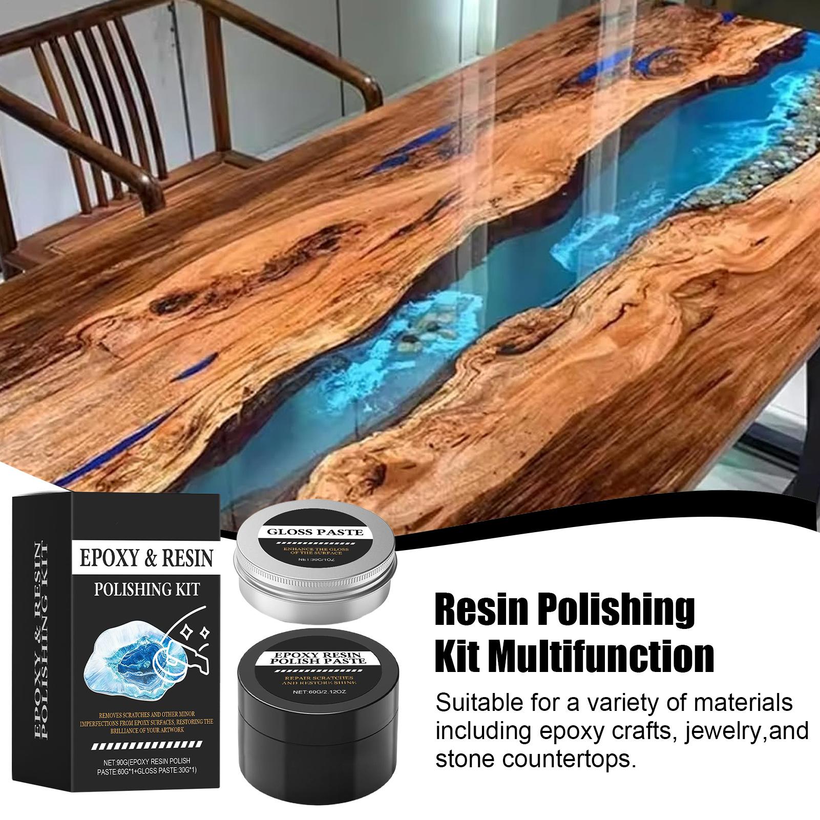 Resin Art Kits - Epoksi Reçine Parlatma Seti - Parlaklığı