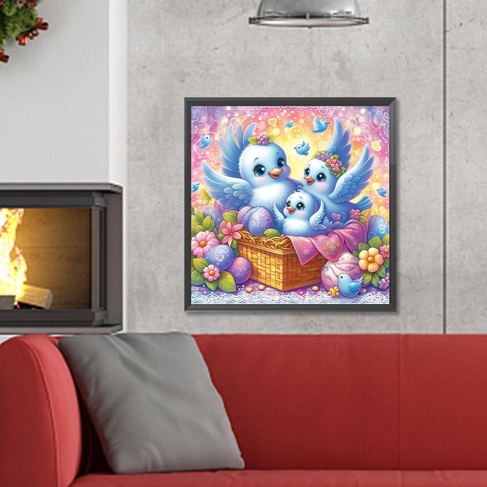 Resin Art Kits - Elmas Boyama Aile Noel Baba Tam
