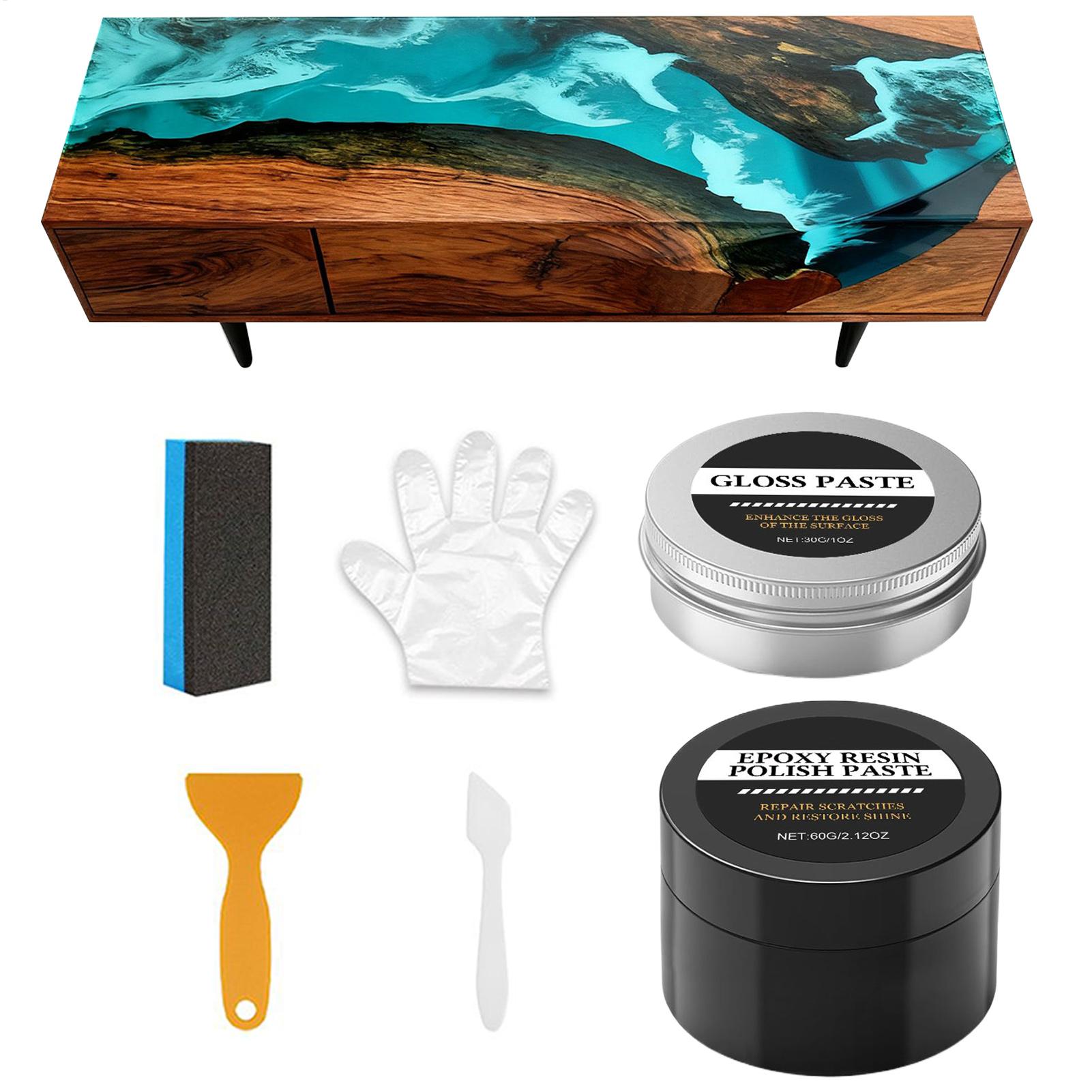 Resin Art Kits - Epoksi Reçine Parlatma Seti - Parlaklığı