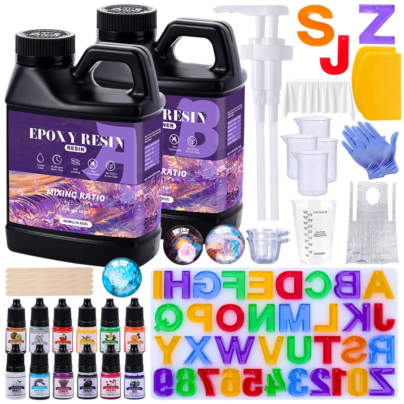 Resin Art Easy - Epoksi Reçine Kiti Kristal Berraklığında Epoksi