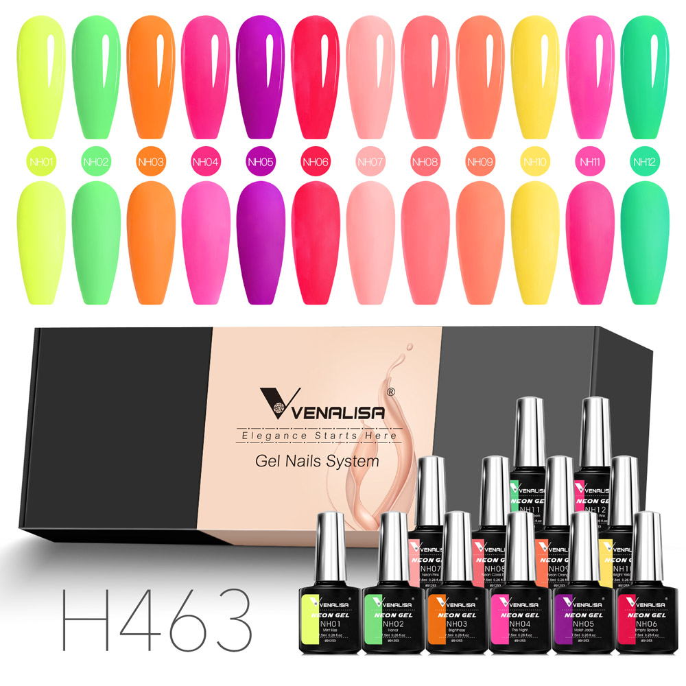Resin Art Training - VENALISA Neon Jel Oje Seti 7.5ml