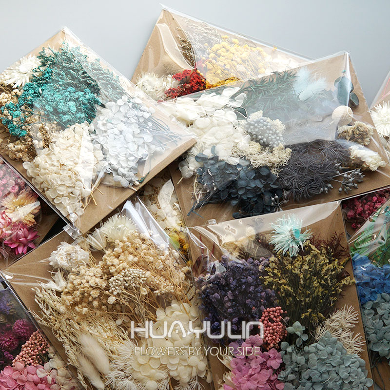Dried Flower Pressed - 1 Paket Yapay Bitkiler Kurutulmuş Gerçek