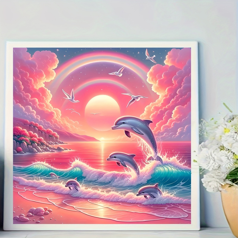 Elmas Boyama Seti, Pembe Gökyü - Resin Art Kits incelemesi ve fiyatı