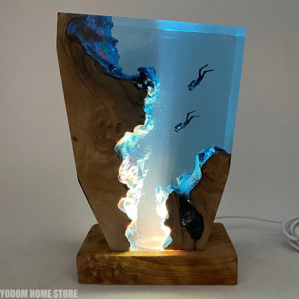 Yeni Deniz Tabanı Dünya Organi - Resin Art Lamp incelemesi ve fiyatı