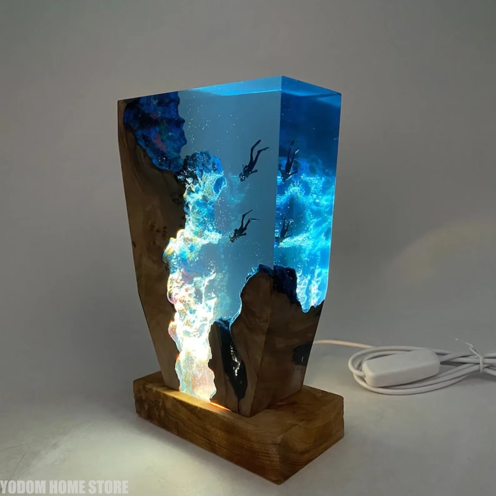 Yeni Deniz Tabanı Dünya Organi - Resin Art Lamp incelemesi ve fiyatı