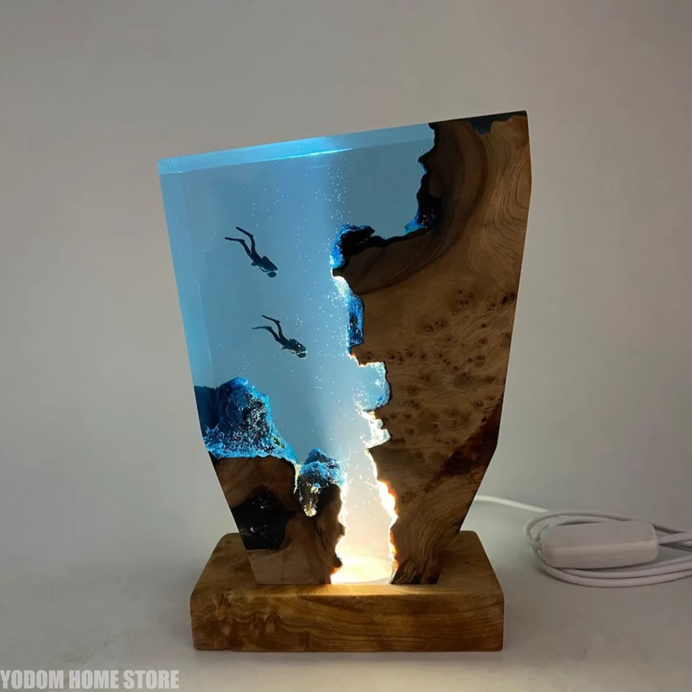 Yeni Deniz Tabanı Dünya Organi - Resin Art Lamp incelemesi ve fiyatı