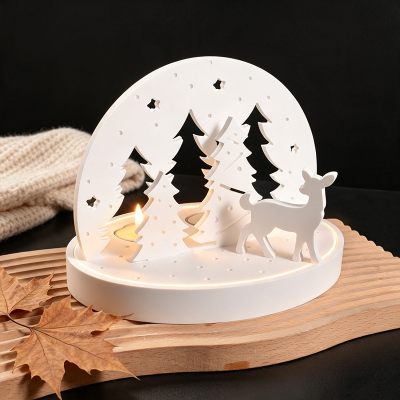 Noel Geyiği Tealight Mumluk Si - Resin Art Lamp incelemesi ve fiyatı