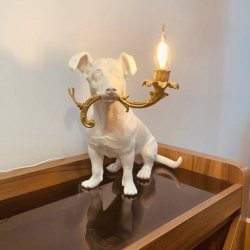 2026 Reçine Köpek Masa Lambası - Resin Art Floor Design incelemesi ve fiyatı