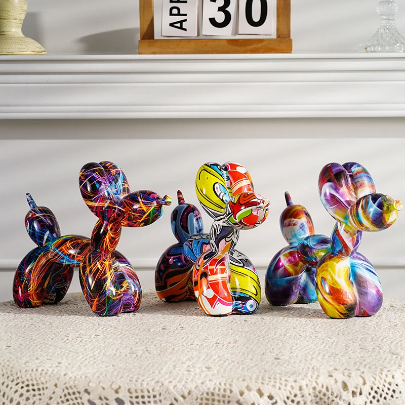 Reçine Graffiti balon köpek fi - Resin Art Decoration Items incelemesi ve fiyatı