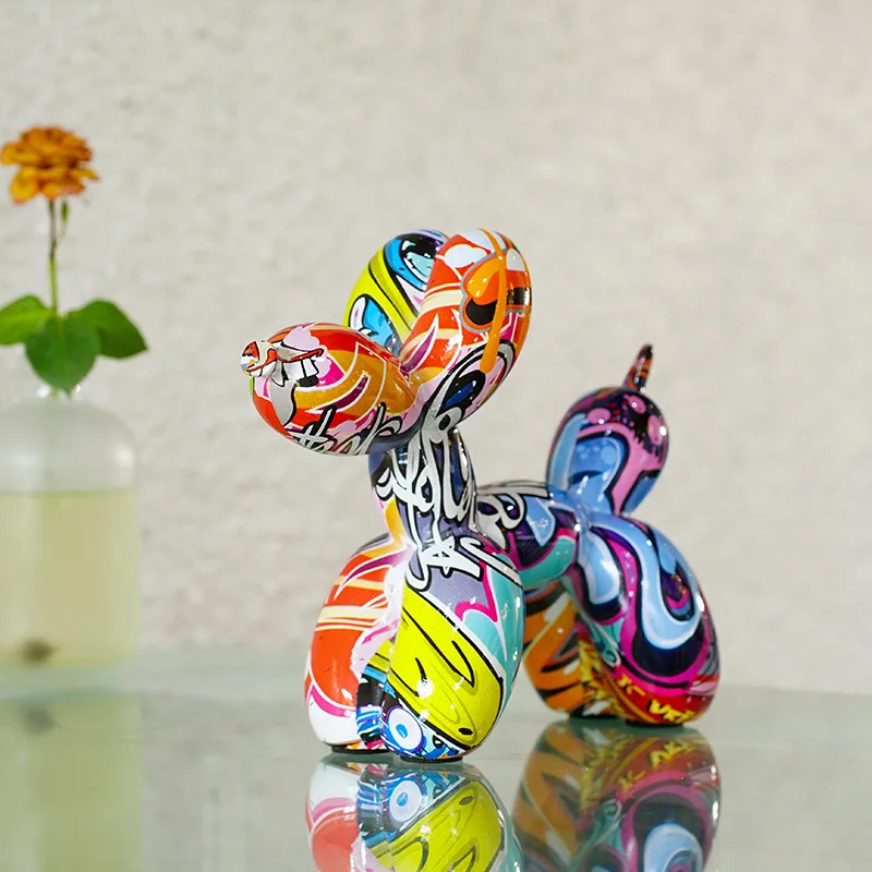 Reçine Graffiti balon köpek fi - Resin Art Decoration Items incelemesi ve fiyatı
