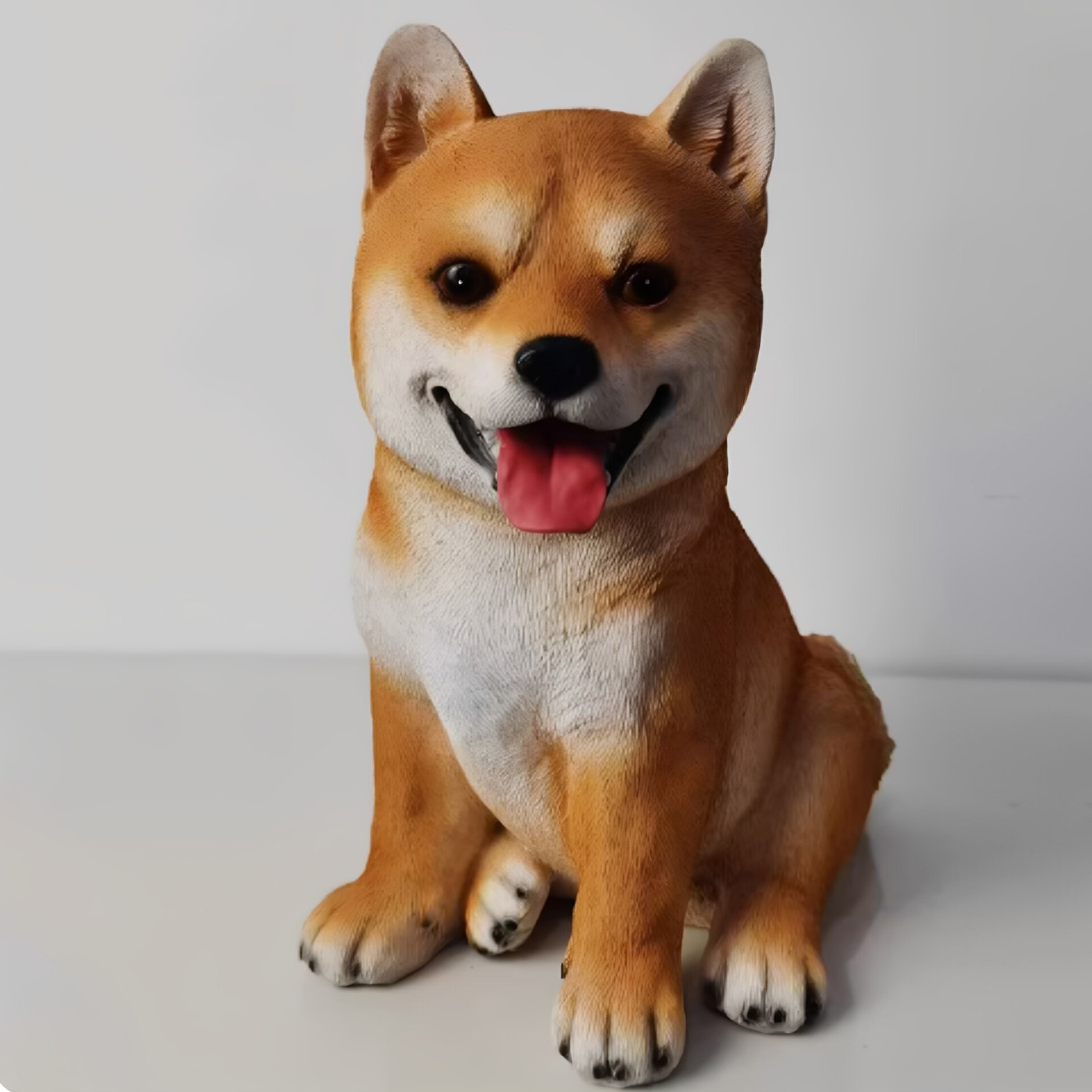 Shiba Inu Reçine Figürü Canlı  - Resin Art Decoration Items incelemesi ve fiyatı