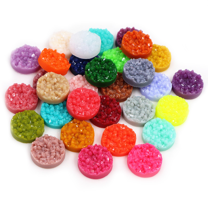 40 adet Reçine Druzy Cabochons - Resin Art Supplies Near Me incelemesi ve fiyatı