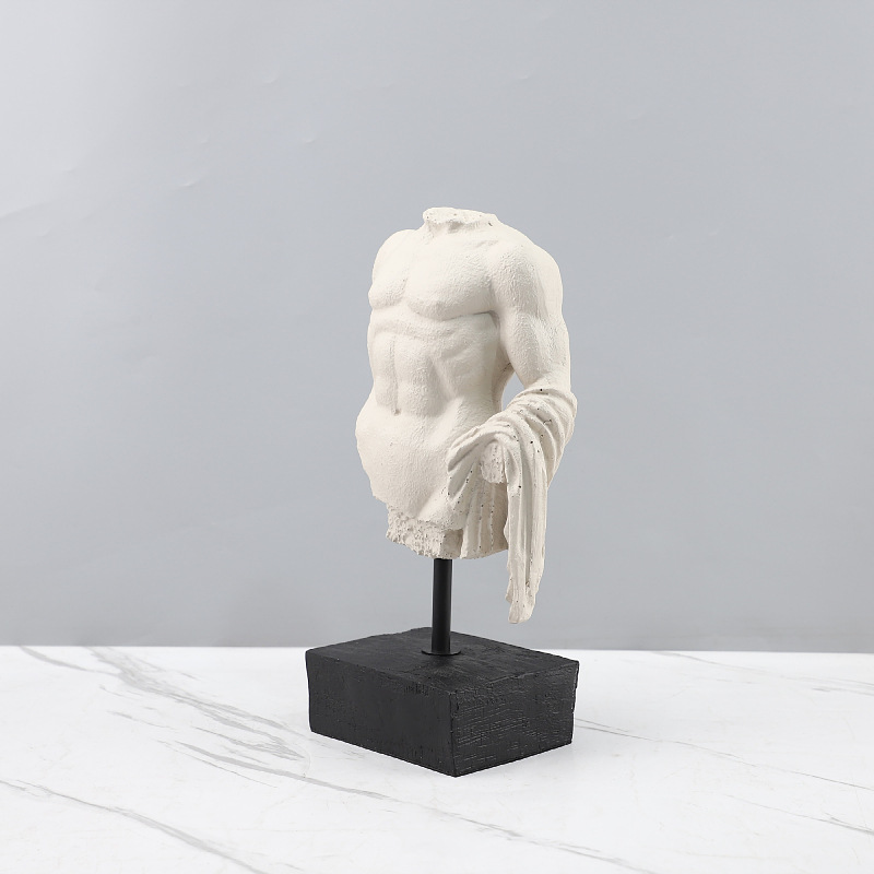 İskandinav yaratıcı yarım figü - Resin Art Decoration Items incelemesi ve fiyatı