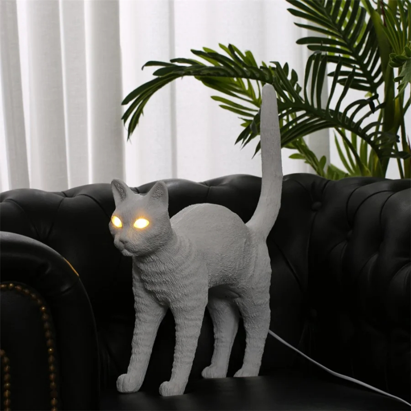 İskandinav kedi masa lambası r - Resin Art Floor Design incelemesi ve fiyatı