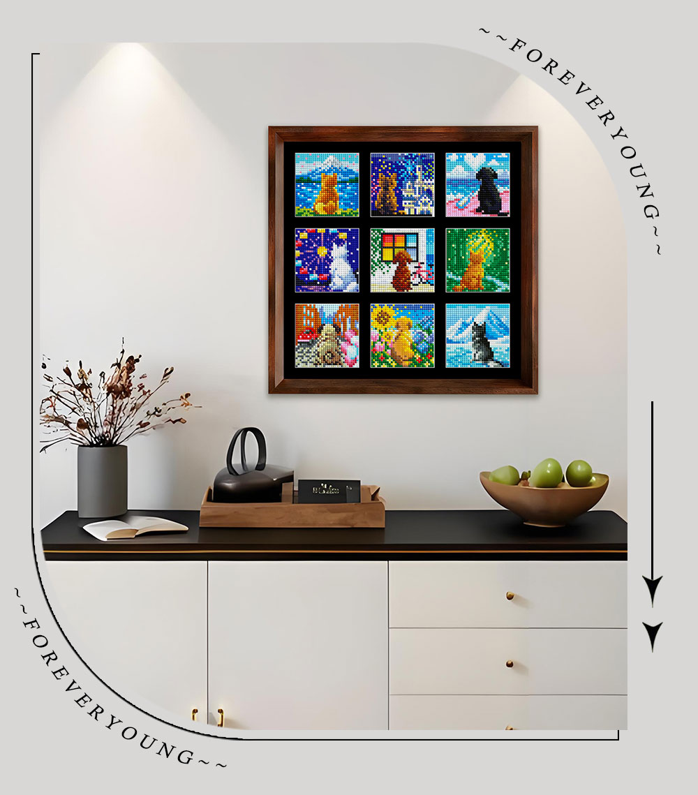 9 Izgaralı Köpek Seyahat Manza - Resin Art Kits incelemesi ve fiyatı