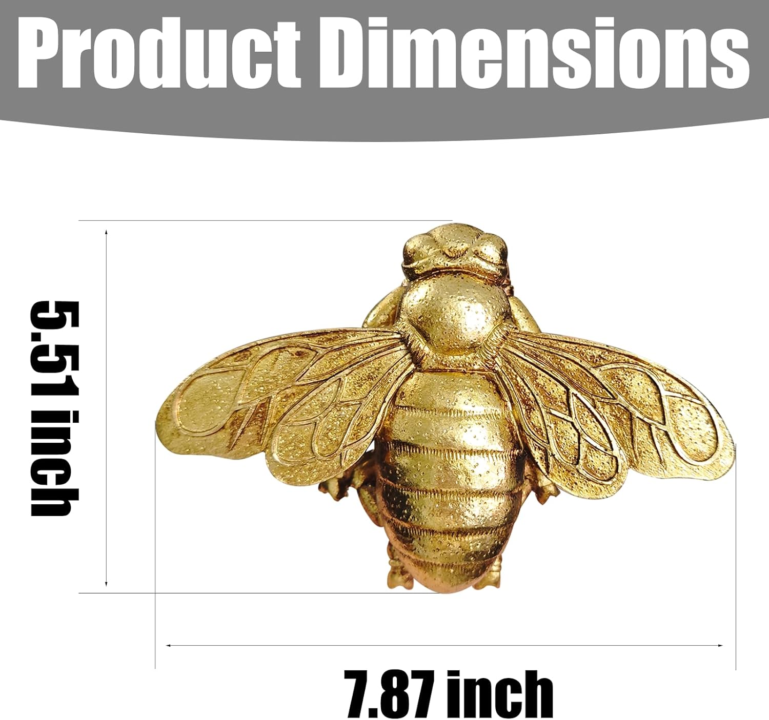 3D Altın Arı Duvar Heykeli, Re - Resin Art Easy incelemesi ve fiyatı