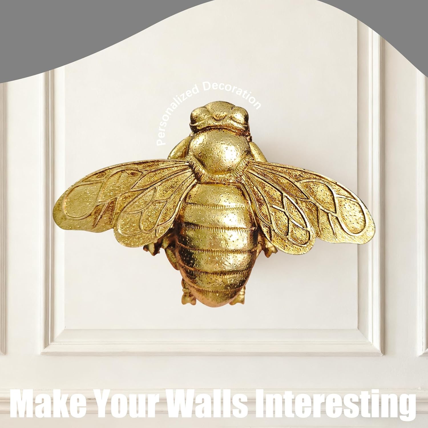 3D Altın Arı Duvar Heykeli, Re - Resin Art Easy incelemesi ve fiyatı