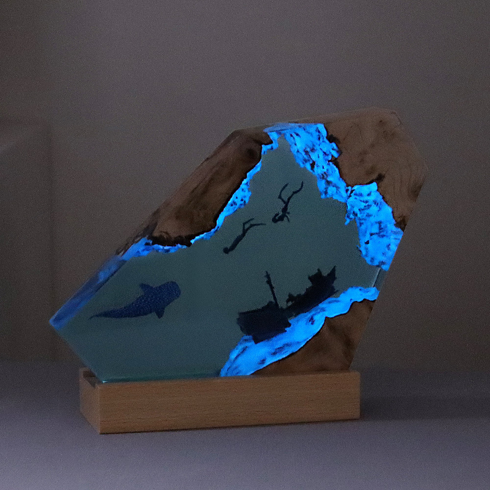 Yeni Yaratıcı Kapalı Yatak Oda - Resin Art Lamp incelemesi ve fiyatı