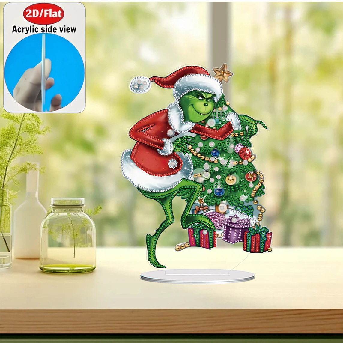 2D / Düz 1 adet Eğlenceli Noel - Resin Art Glitter incelemesi ve fiyatı