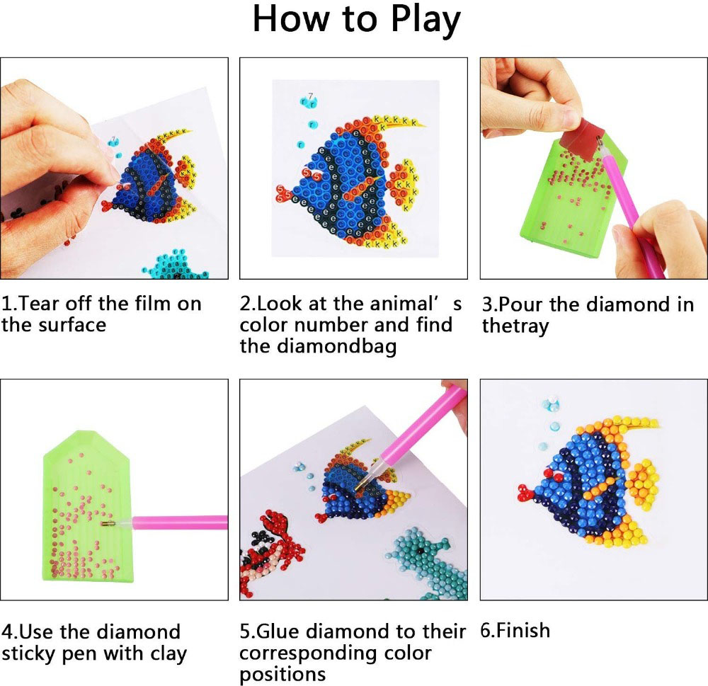 Çocuklar için kolay elmas boya - Resin Art Easy incelemesi ve fiyatı