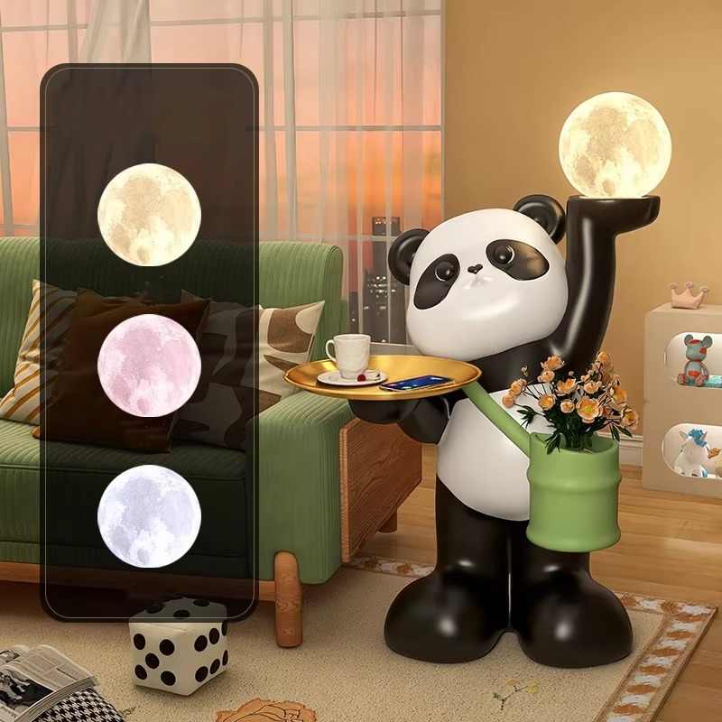 Yaratıcı Büyük Reçine Panda He - Resin Art Floor Design incelemesi ve fiyatı
