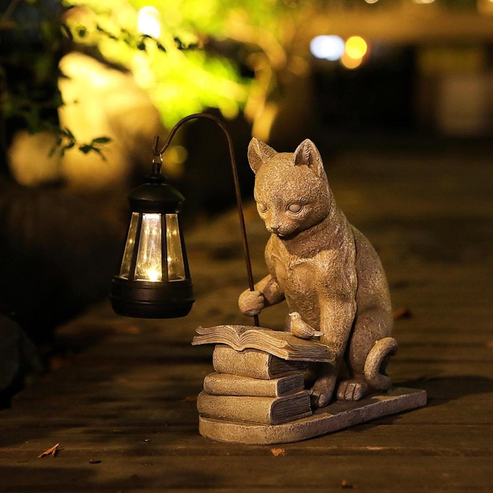 Kedi Güneş Enerjili Bahçe Mini - Resin Art Lamp incelemesi ve fiyatı