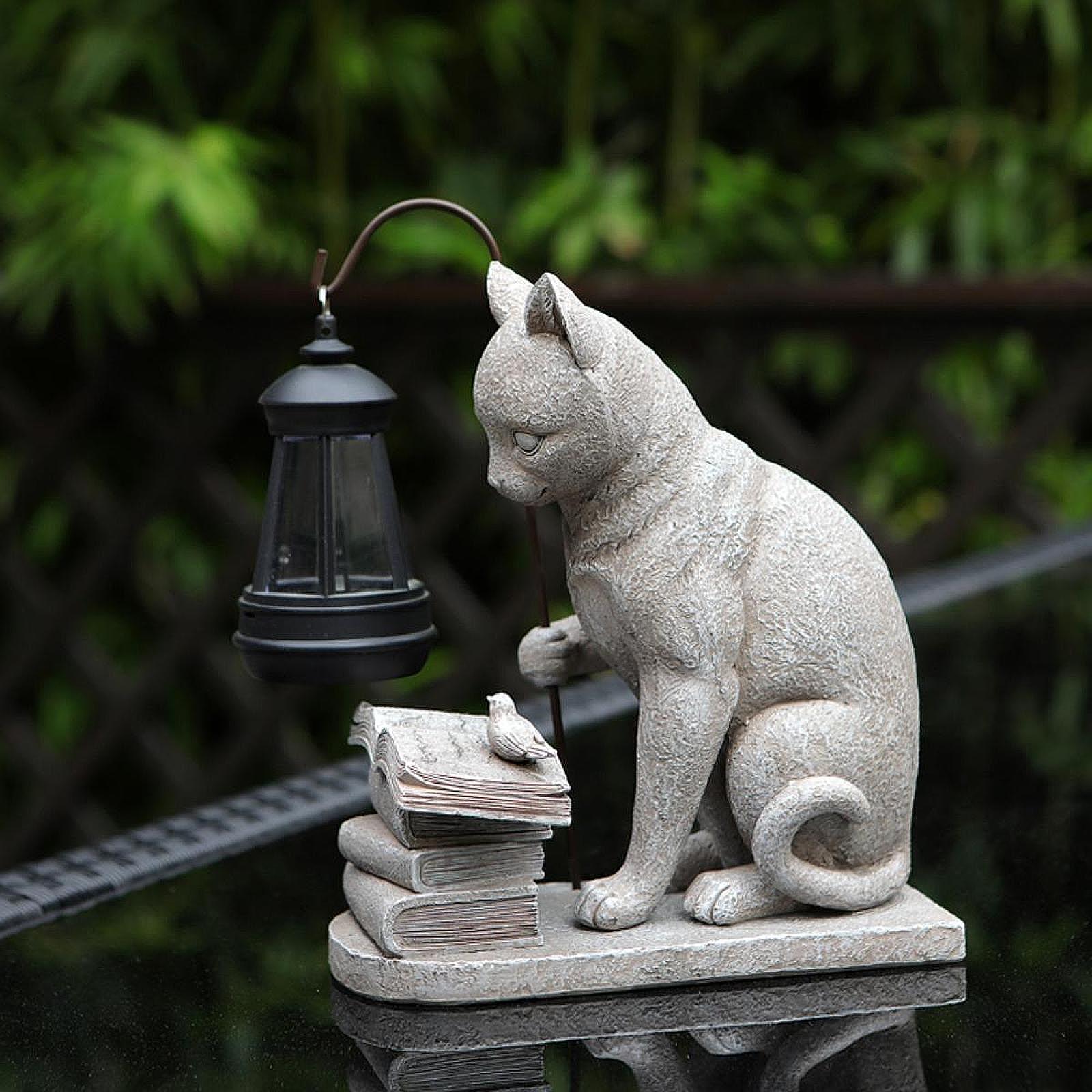 Kedi Güneş Enerjili Bahçe Mini - Resin Art Lamp incelemesi ve fiyatı