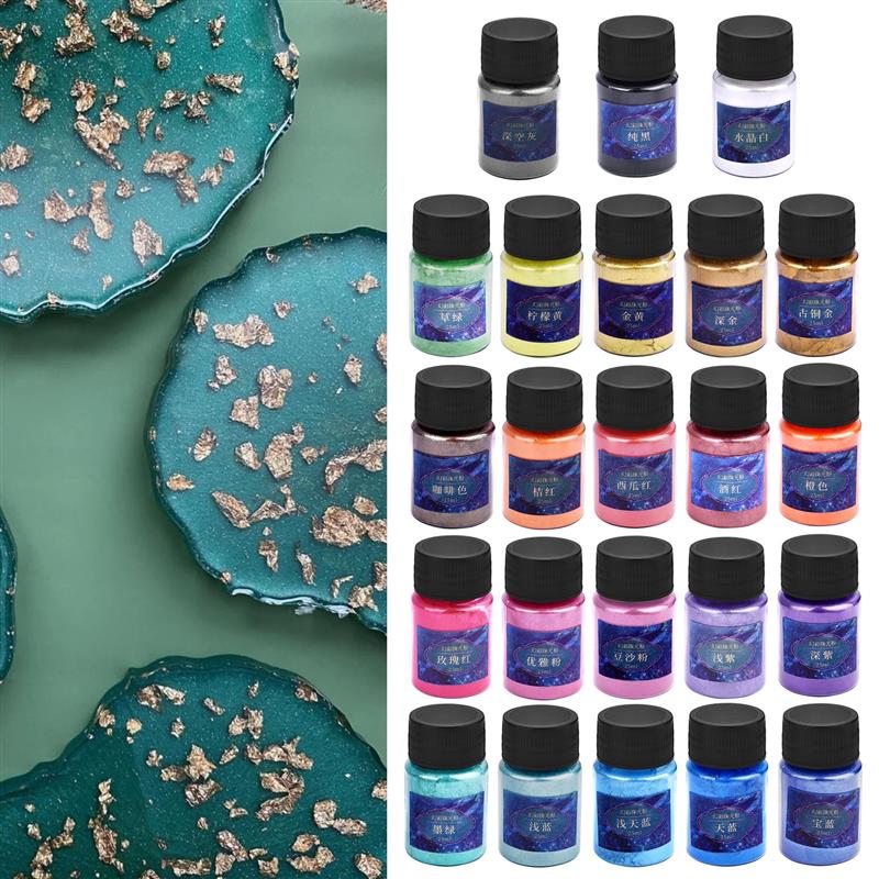 24 renk epoksi reçine boya mik - Pearl Powder Resin incelemesi ve fiyatı