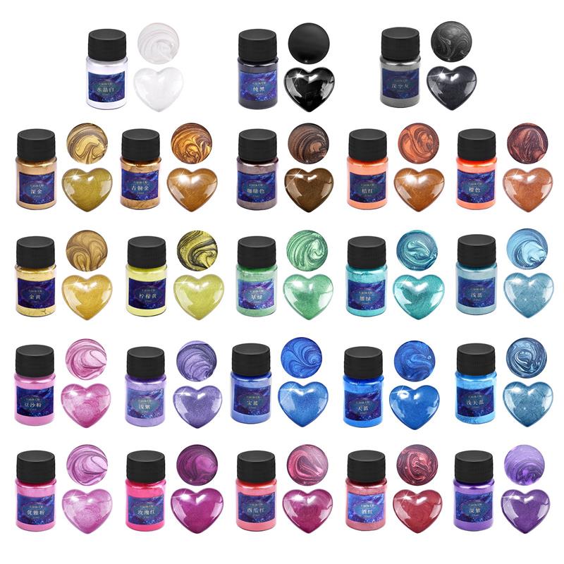 24 renk epoksi reçine boya mik - Pearl Powder Resin incelemesi ve fiyatı