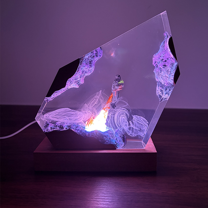 Bilimkurgu Anime Figürü Organi - Resin Art Lamp incelemesi ve fiyatı