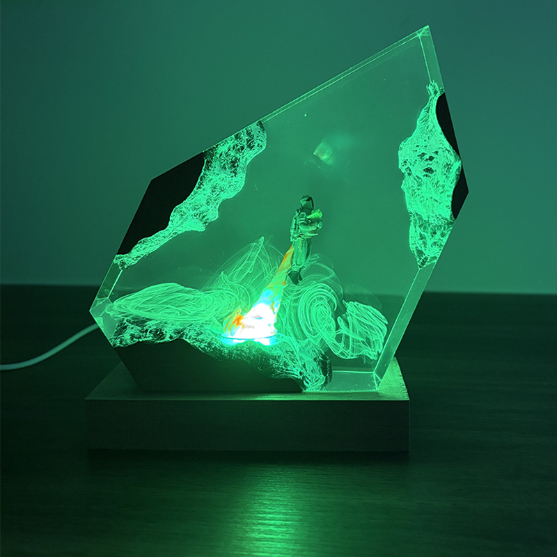 Bilimkurgu Anime Figürü Organi - Resin Art Lamp incelemesi ve fiyatı
