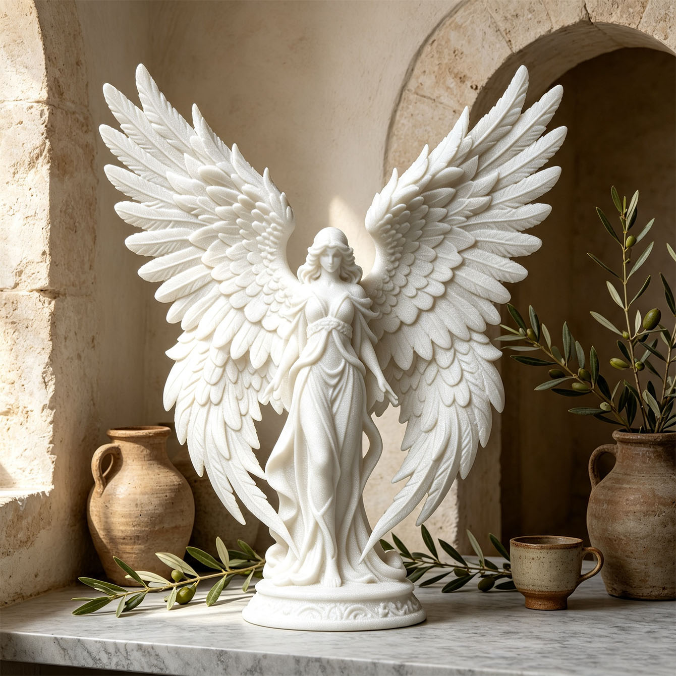 Hafif Lüks 3D Baskılı Melek Ta - Resin Art Lamp incelemesi ve fiyatı