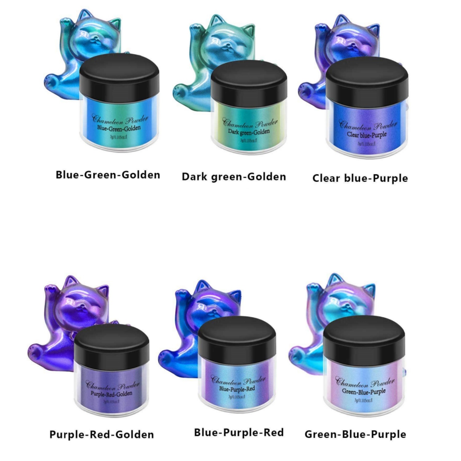3g/şişe sihirli ayna toz bukal - Pearl Powder Resin incelemesi ve fiyatı