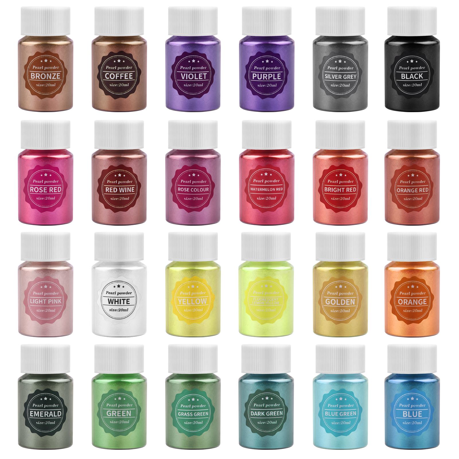 6'lı Set Epoksi Reçine Boya Mi - Pearl Powder Resin incelemesi ve fiyatı