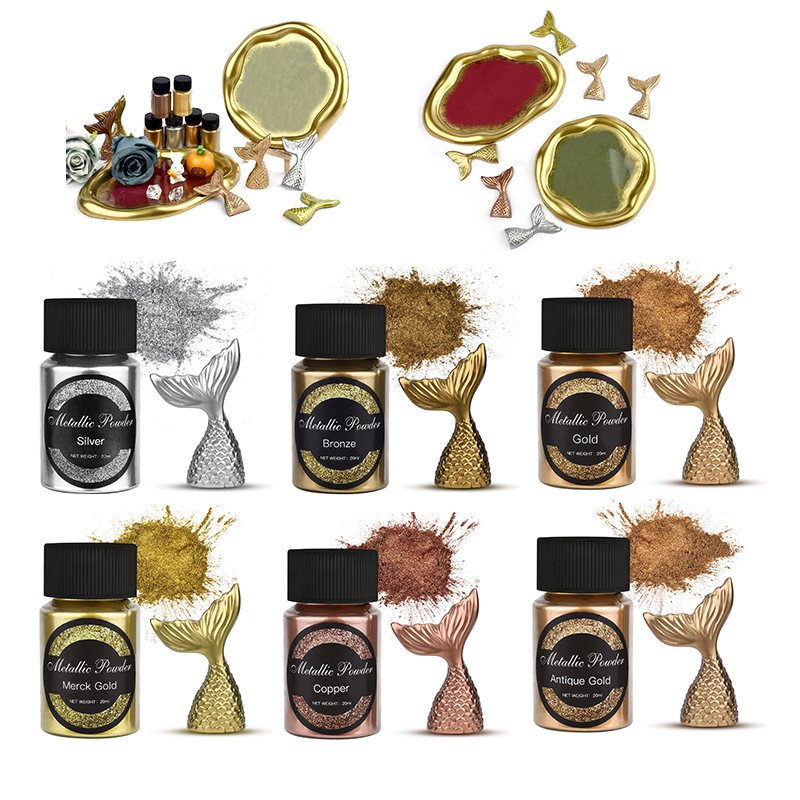 20ml/şişe metalik sim tozu alt - Pearl Powder Resin incelemesi ve fiyatı